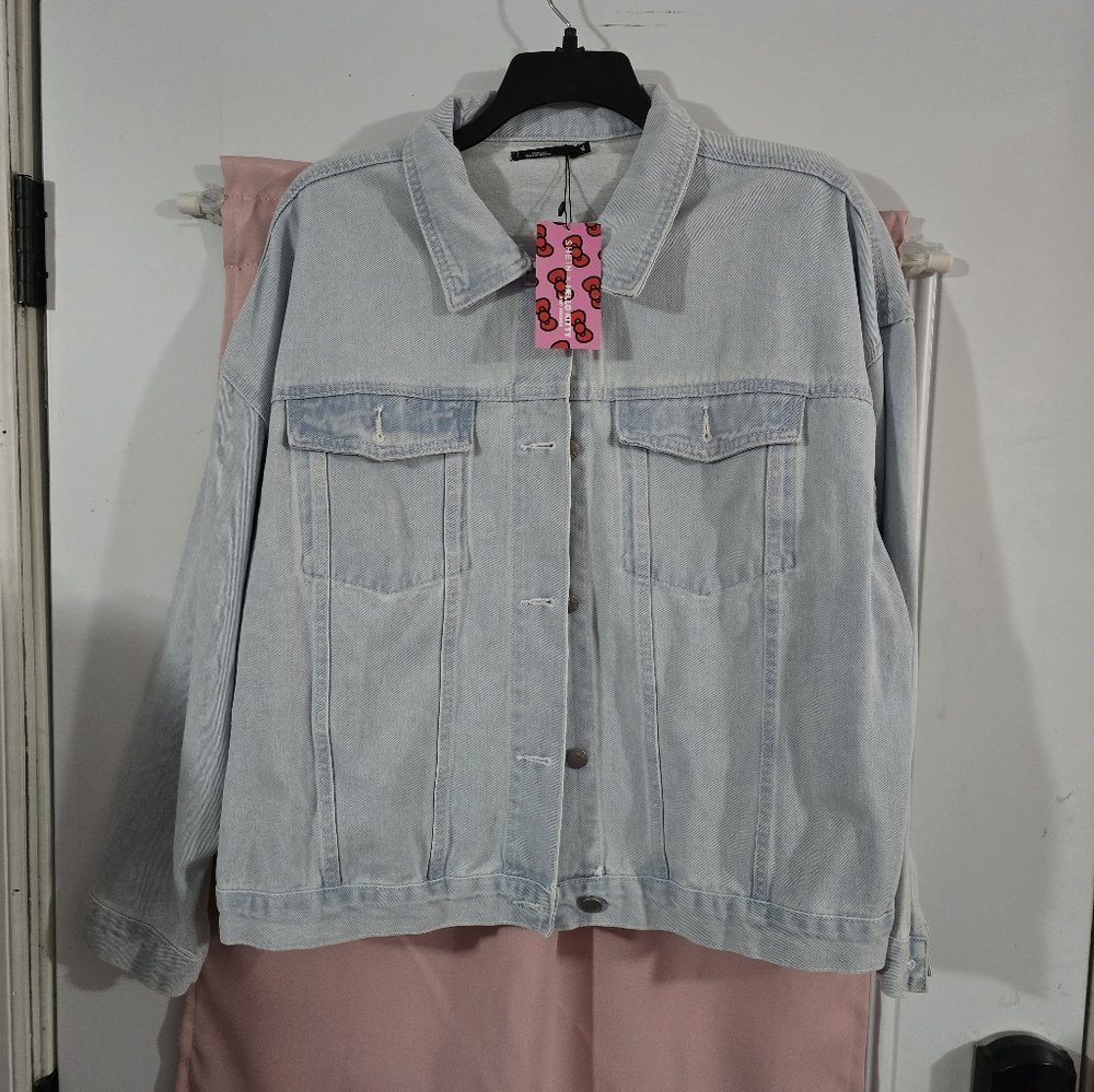 Brand new hello kitty shein jean jacket.